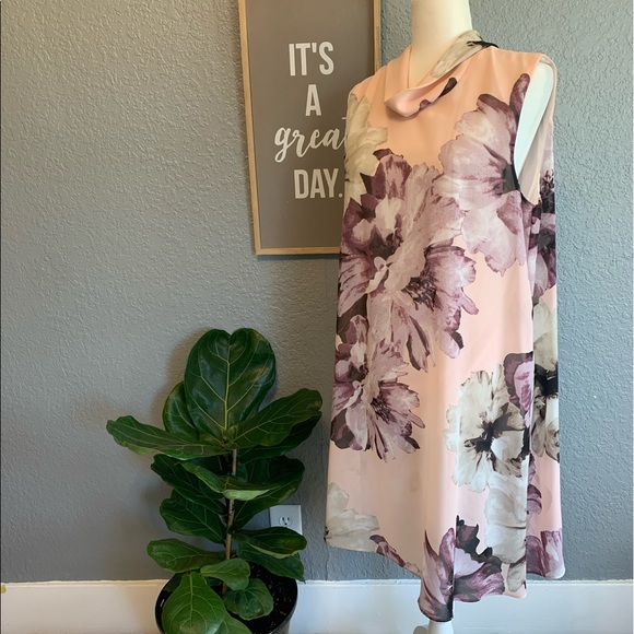 Retro 60’s Style Connected Floral Dress - Picture 1 of 6
